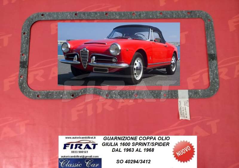 GUARNIZIONE COPPA OLIO GIULIA 1600 SPRINT SPIDER 63 - 68